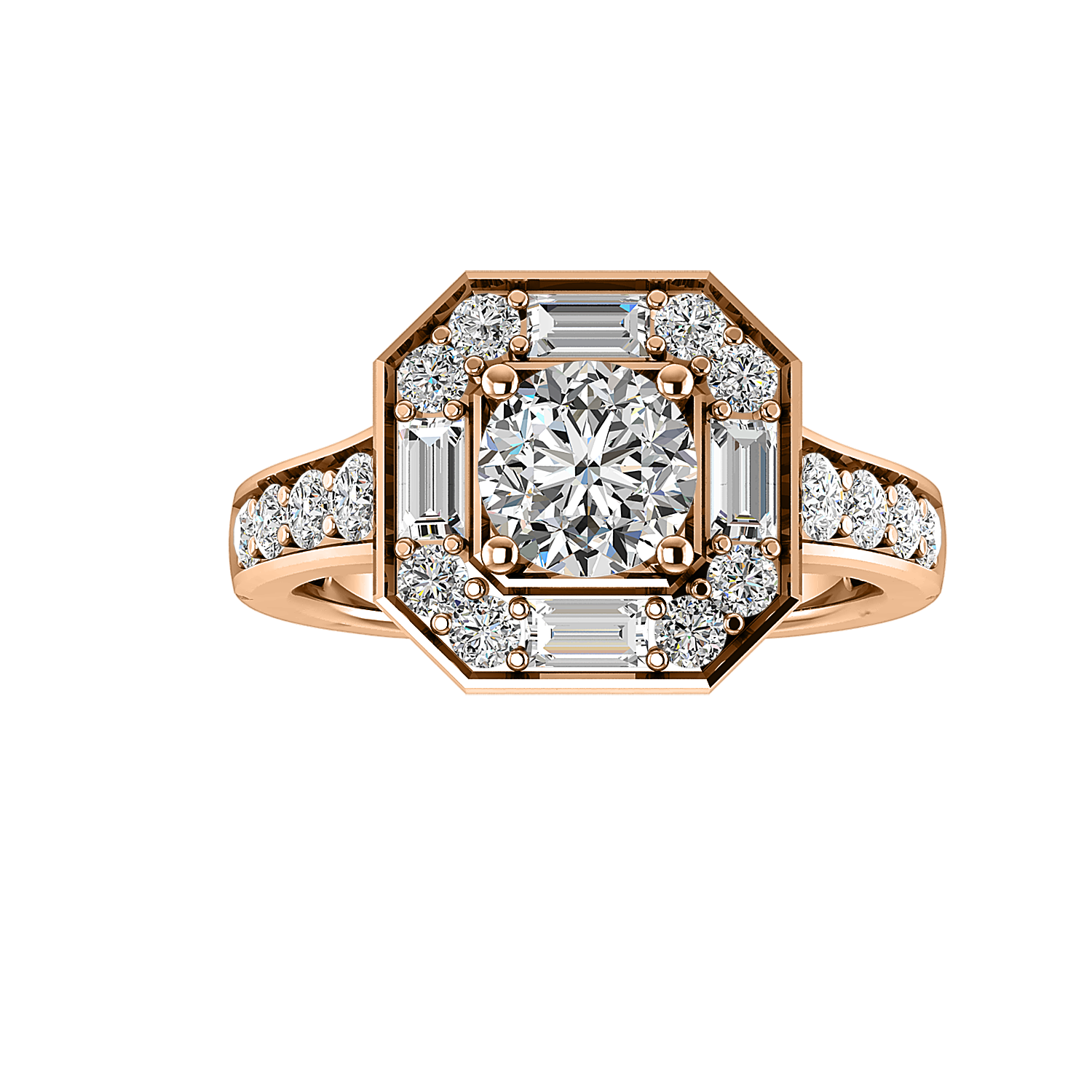 Fiona Halo Engagement Ring